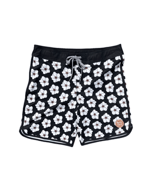 Men's Retro Boardshorts in Ilima Flower