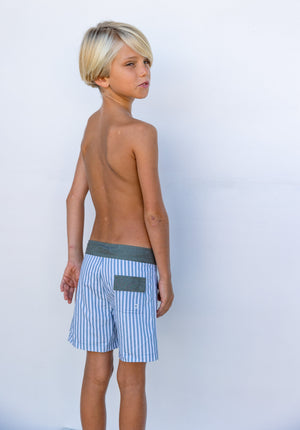Kid’s Townshorts in Pinstripe