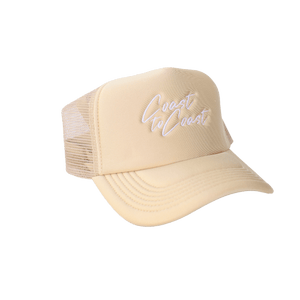 Coast to Coast Trucker Hat - Cream