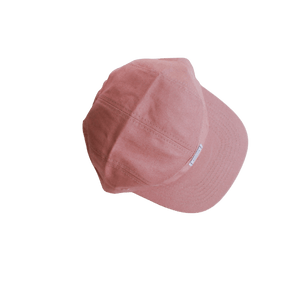 Cotton Five-Panel Hat in Blush