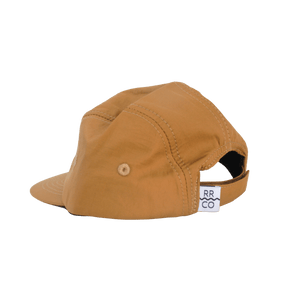 Nylon Five-Panel Hat in Clay