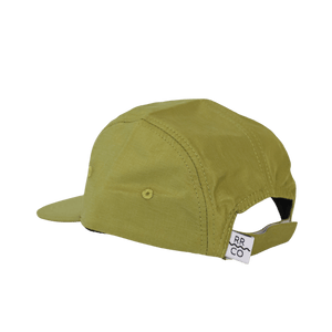 Nylon Five-Panel Hat in Fern