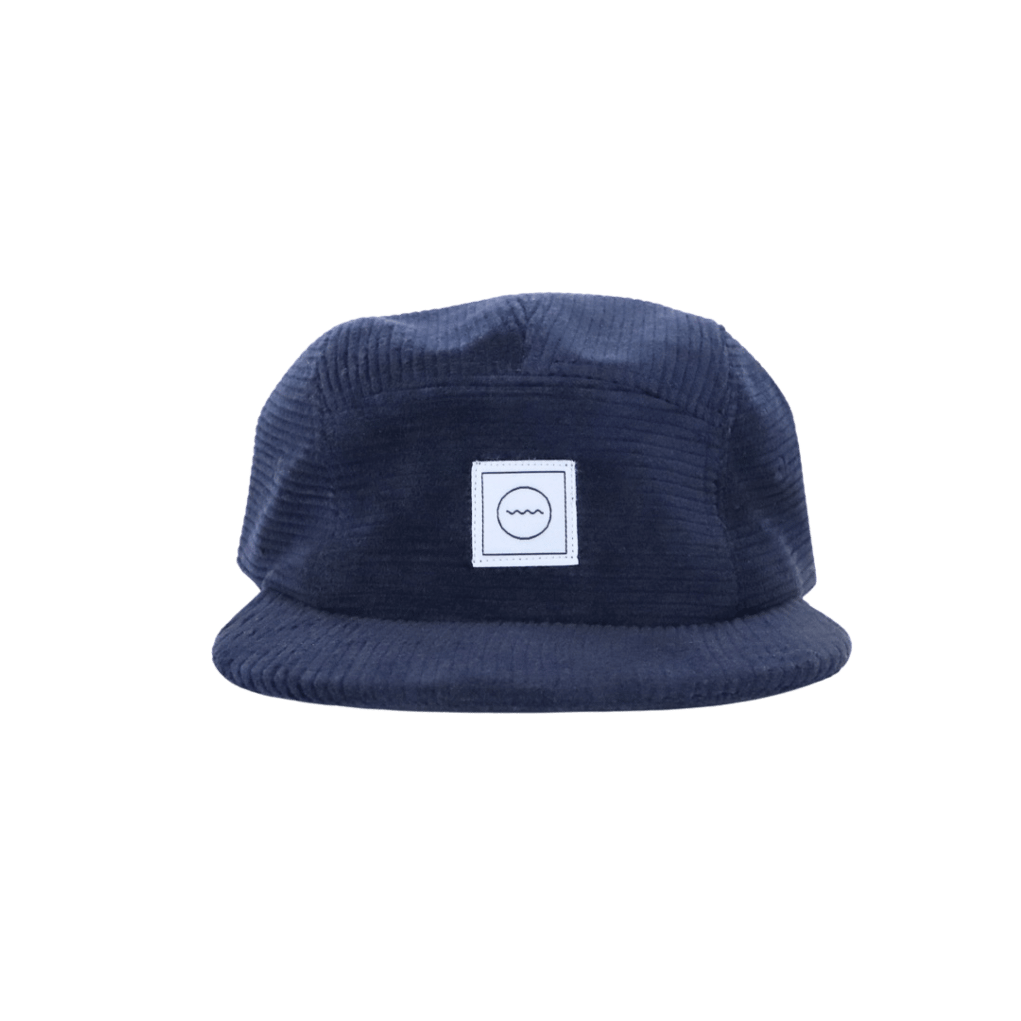 Corduroy Five-Panel Hat in Slate