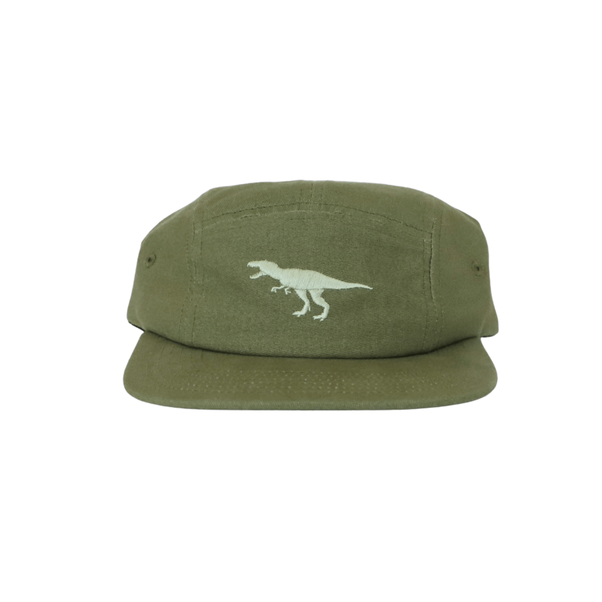 T-Rex Cotton Five-Panel Hat in Green