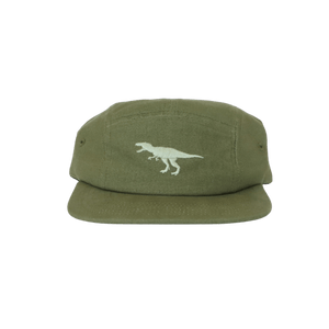 T-Rex Cotton Five-Panel Hat in Green