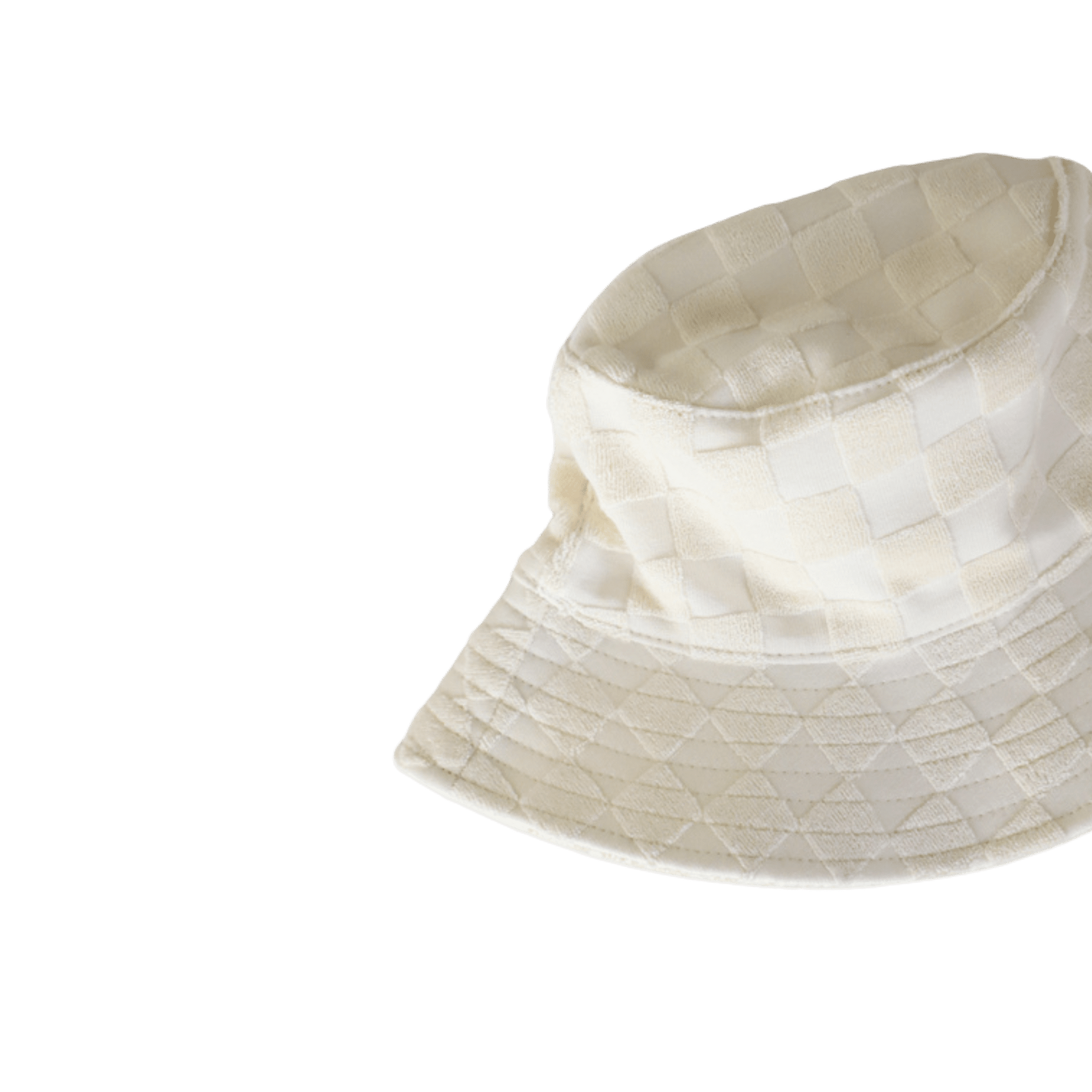 Terry Bucket Hat in Salt Check