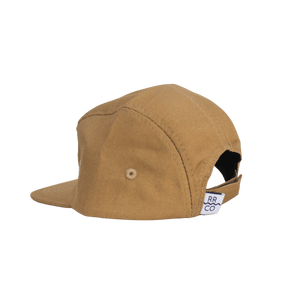 Triceratops Cotton Five-Panel Hat in Khaki