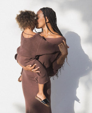 WOMEN’S Scoop Back Sweater | Cream