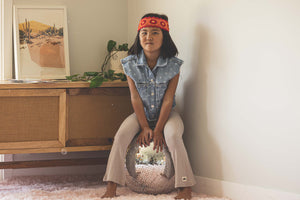 Flared Leggings (Lightweight) in Beige