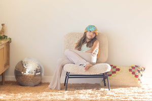 Flared Leggings (Lightweight) in Beige