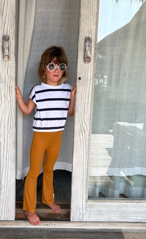 Flared Leggings (Lightweight) in Cinnamon