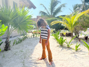 Flared Leggings (Lightweight) in Cinnamon