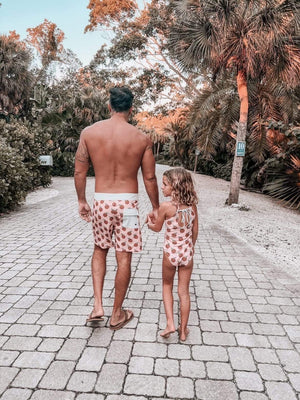 Girl's Cutout One Piece in Joie Inn Collab Print