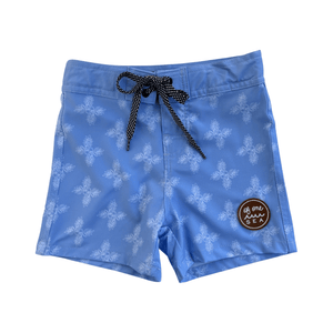Kid’s Townshorts in Light Blue Breadfruit Bandana