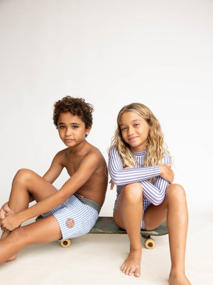 Kid’s Townshorts in Pinstripe