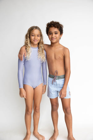 Kid’s Townshorts in Pinstripe