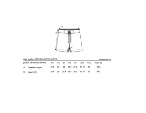 Kid’s Townshorts in Torch Ginger Green Seagrass