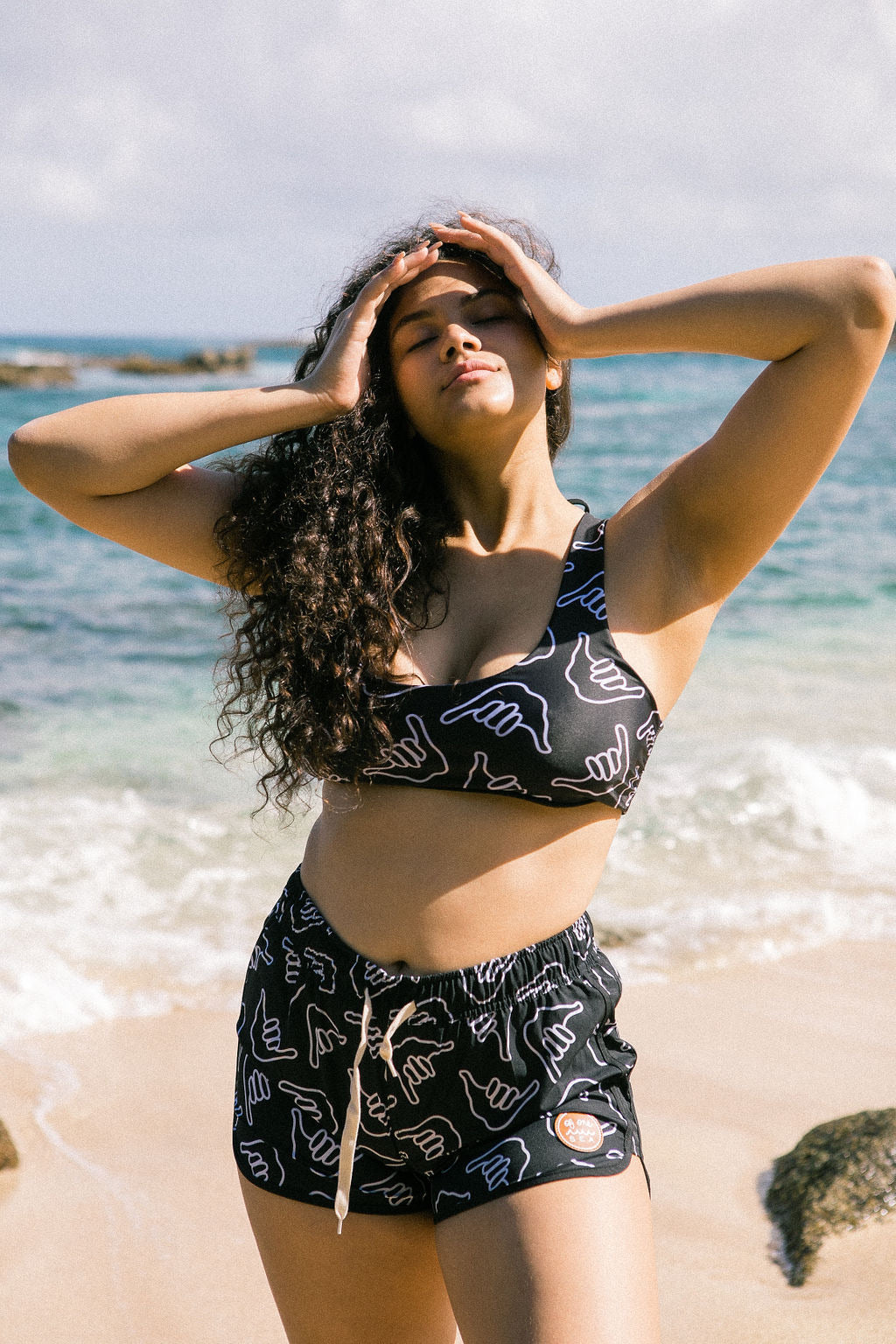Black Shaka Print