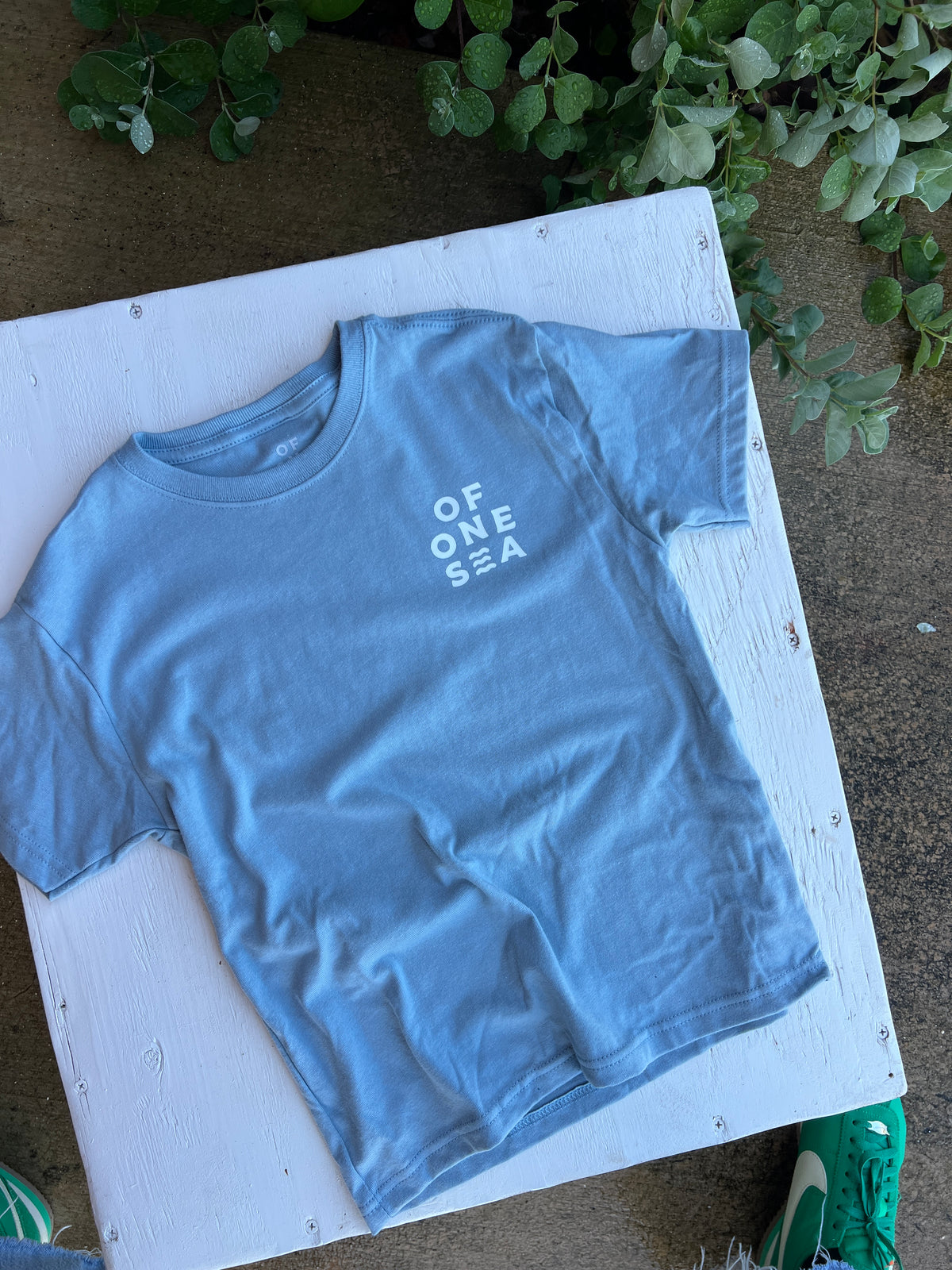 Kid’s Haleiwa Tee in Vintage Blue