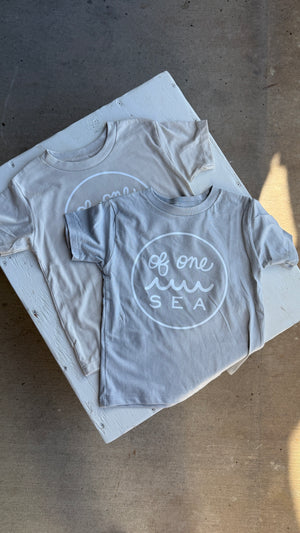 Kid’s Logo Tee in Sand Dollar
