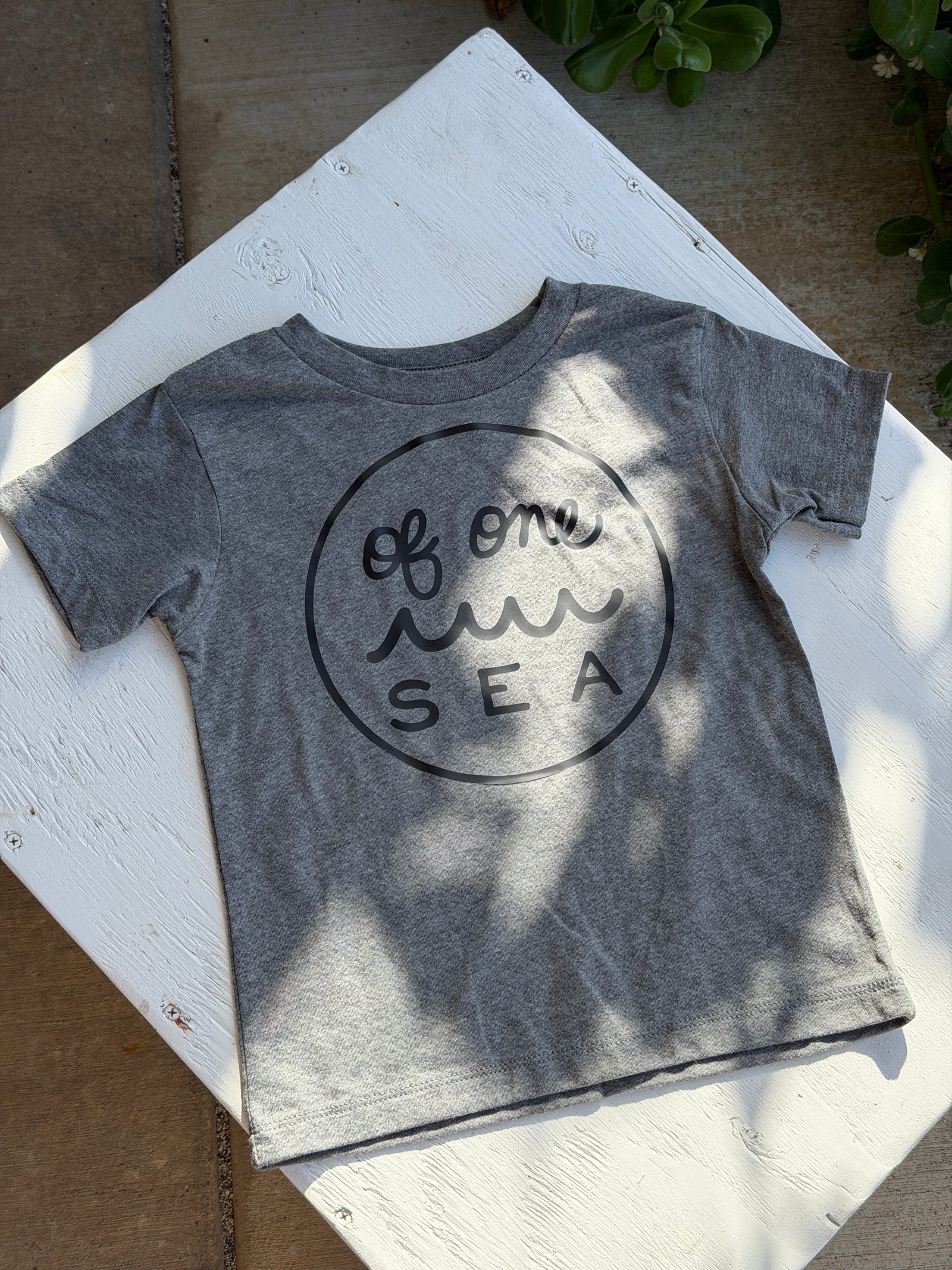Kid’s Logo Tee in Heather Grey