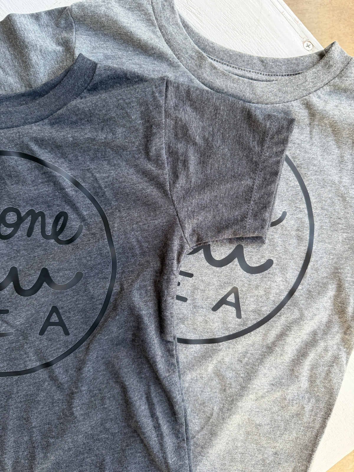 Kid’s Logo Tee in Lava Rock