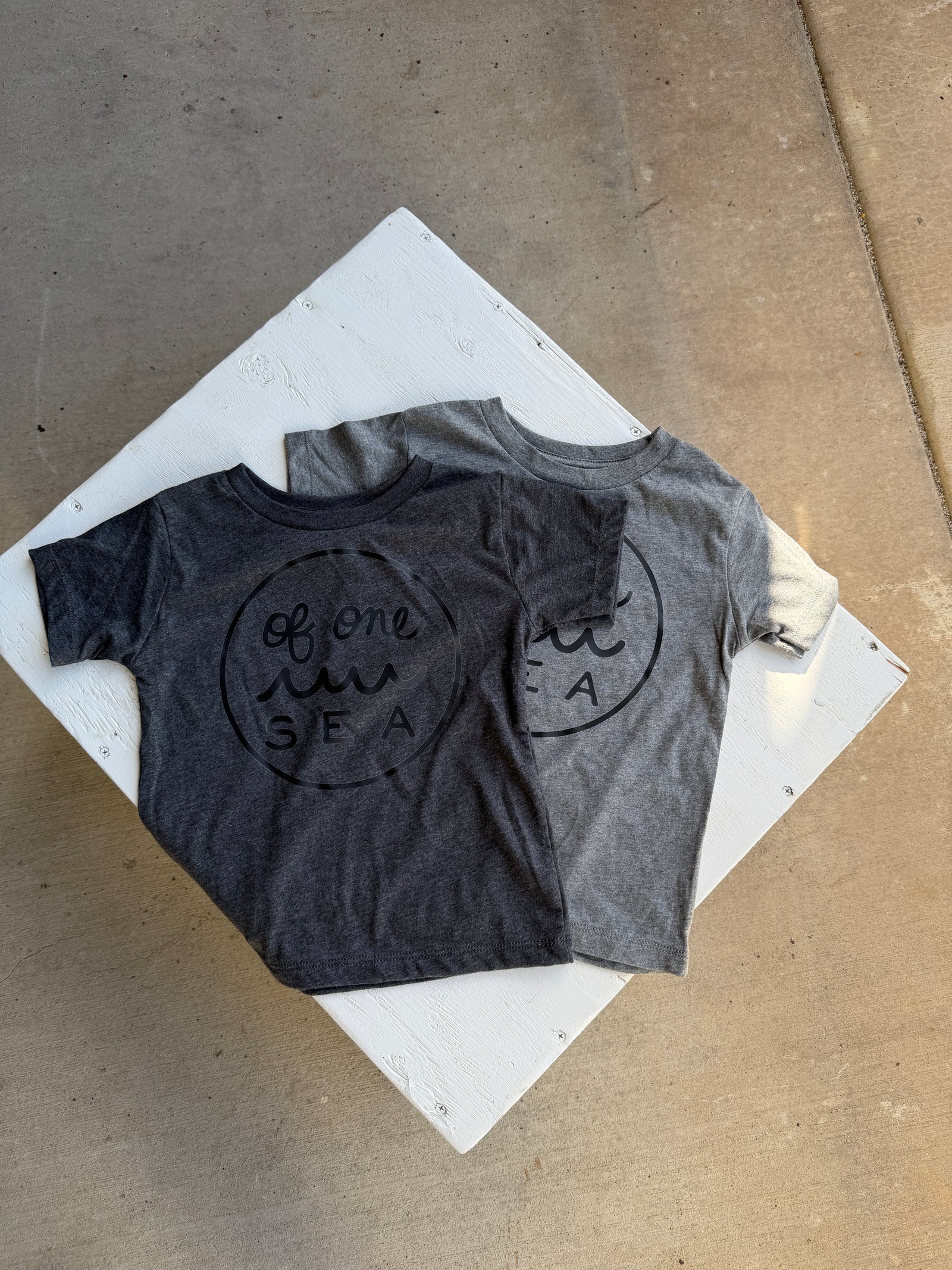Kid’s Logo Tee in Lava Rock