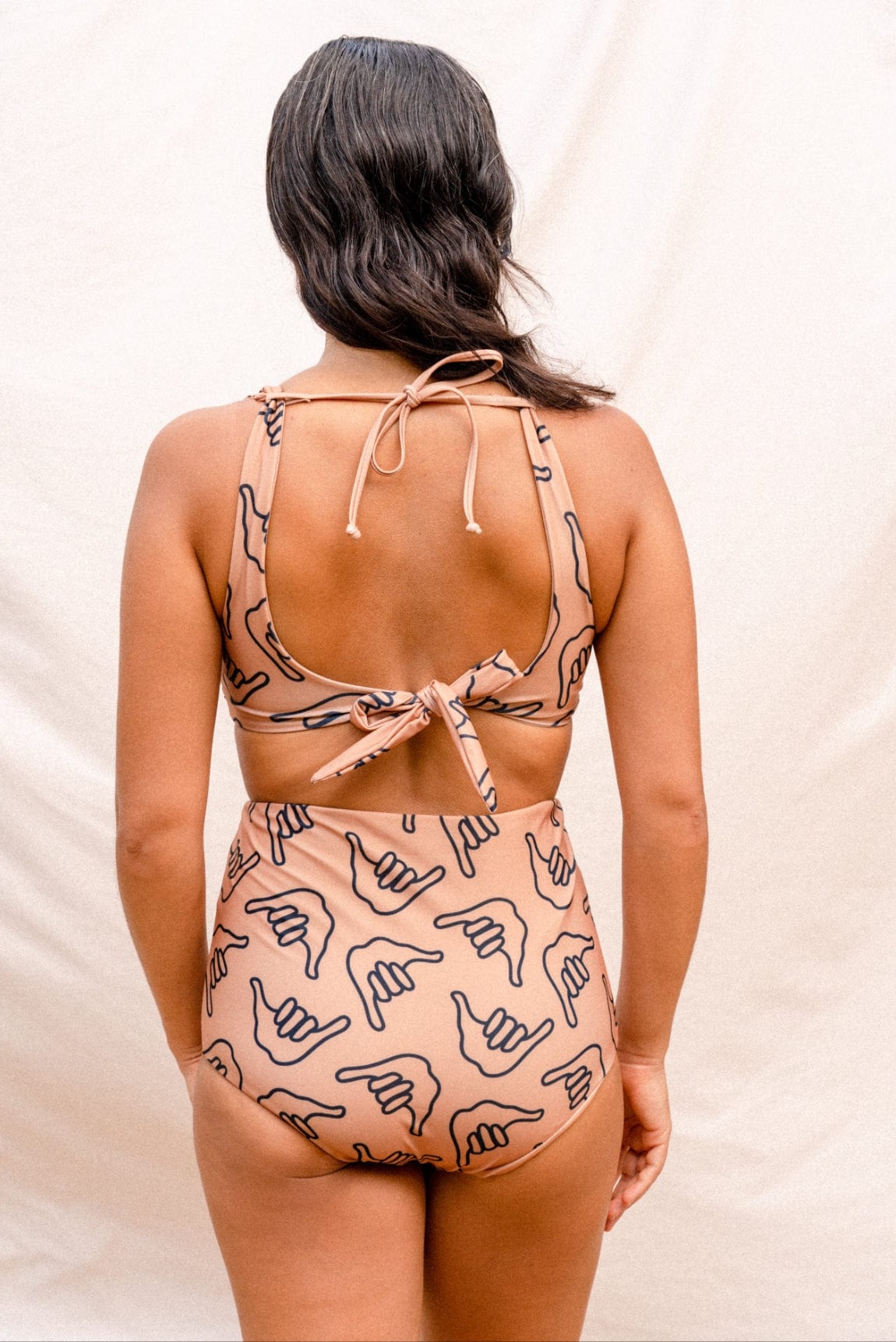 Women's Bikini Separates in Tan Shaka