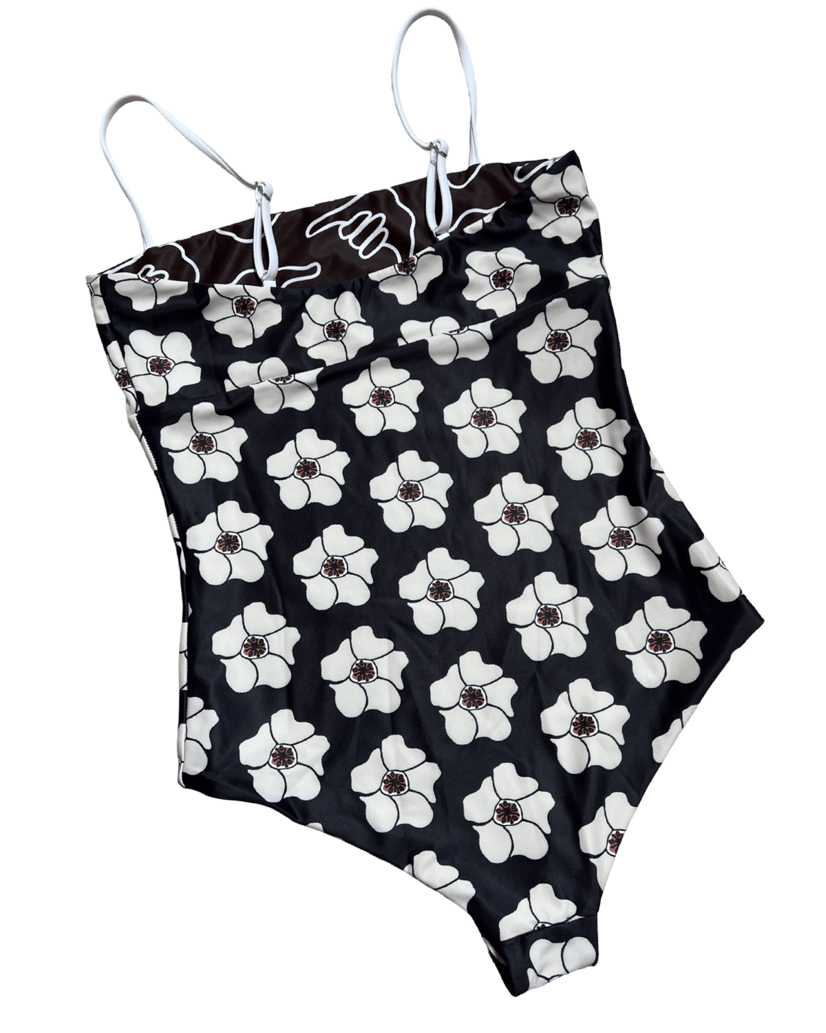Women's Strappy in Chocolate Shaka (Reversible Ilima Flower)