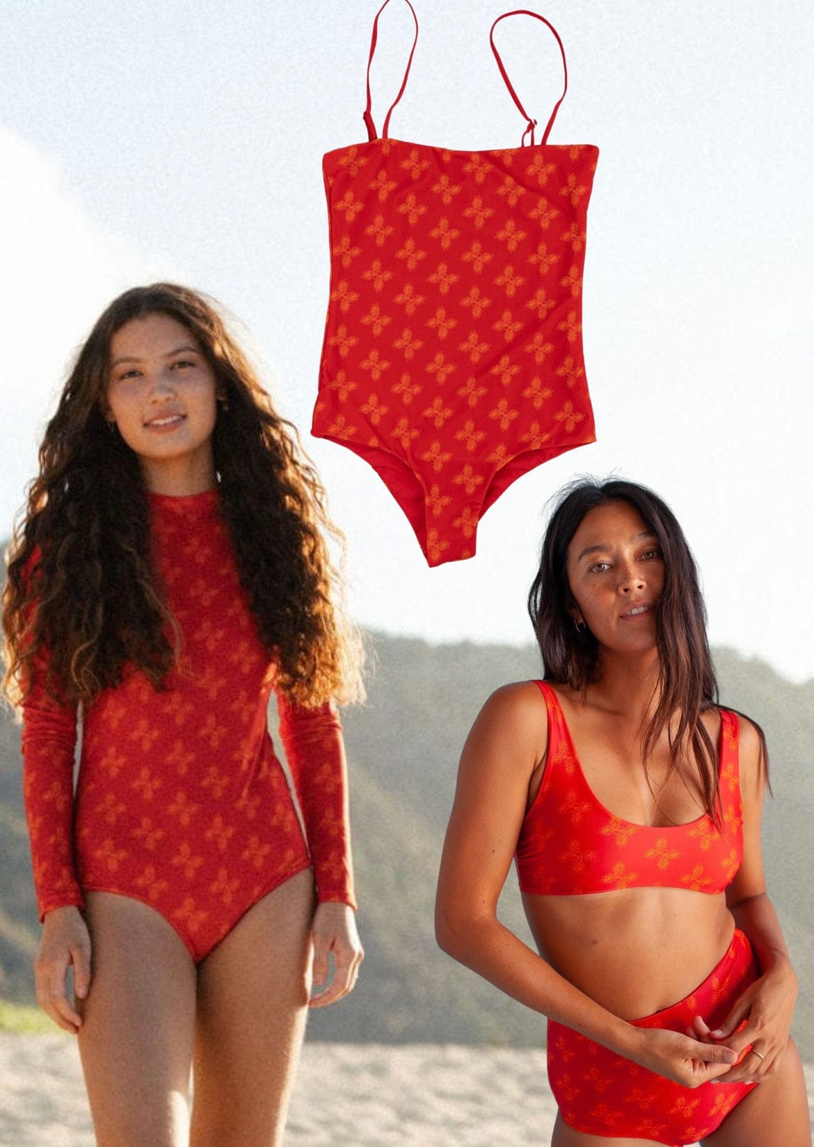 Women's Red Breadfruit Bundle Over 50% off