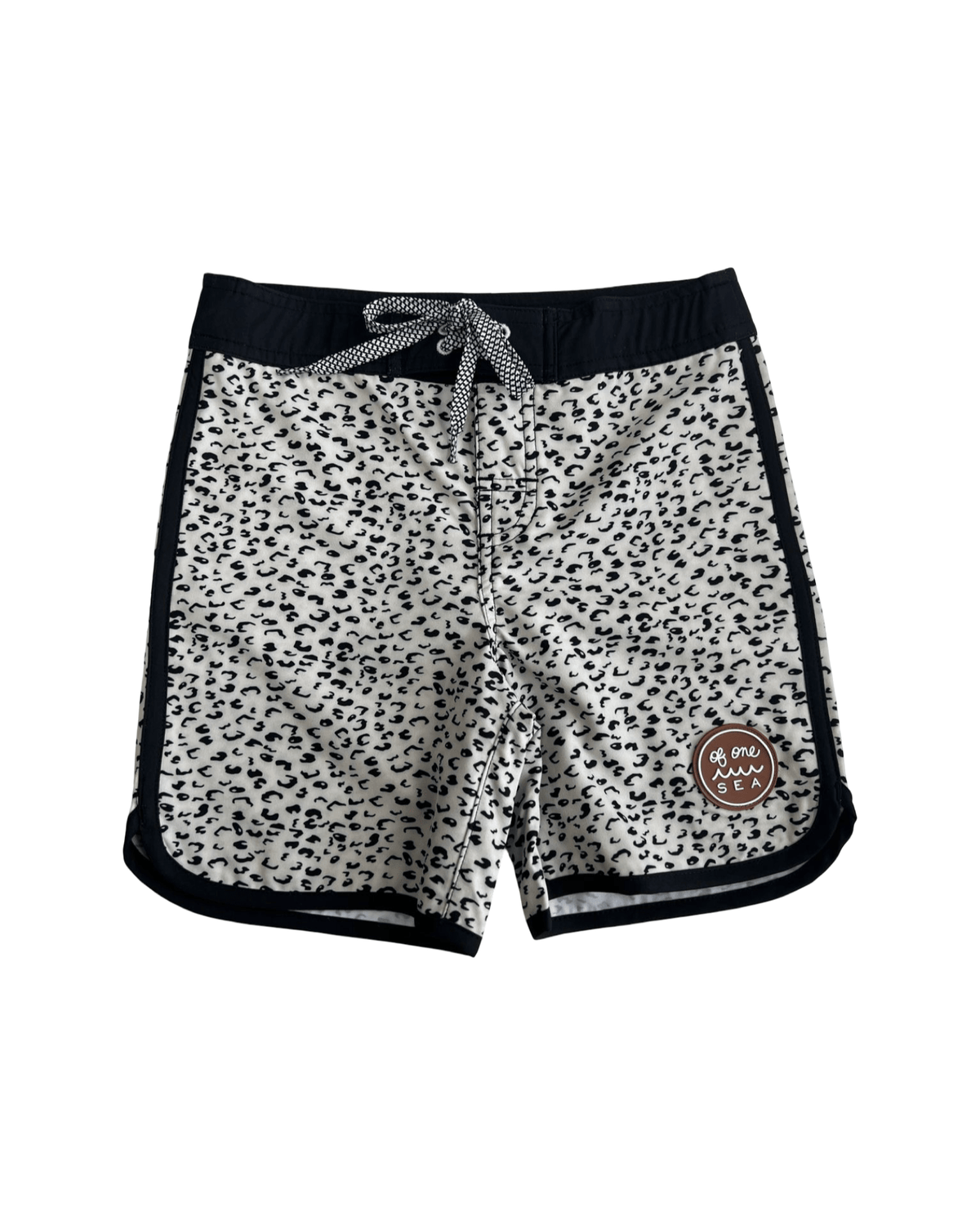 Kid’s Retro Boardshorts in Animal Print