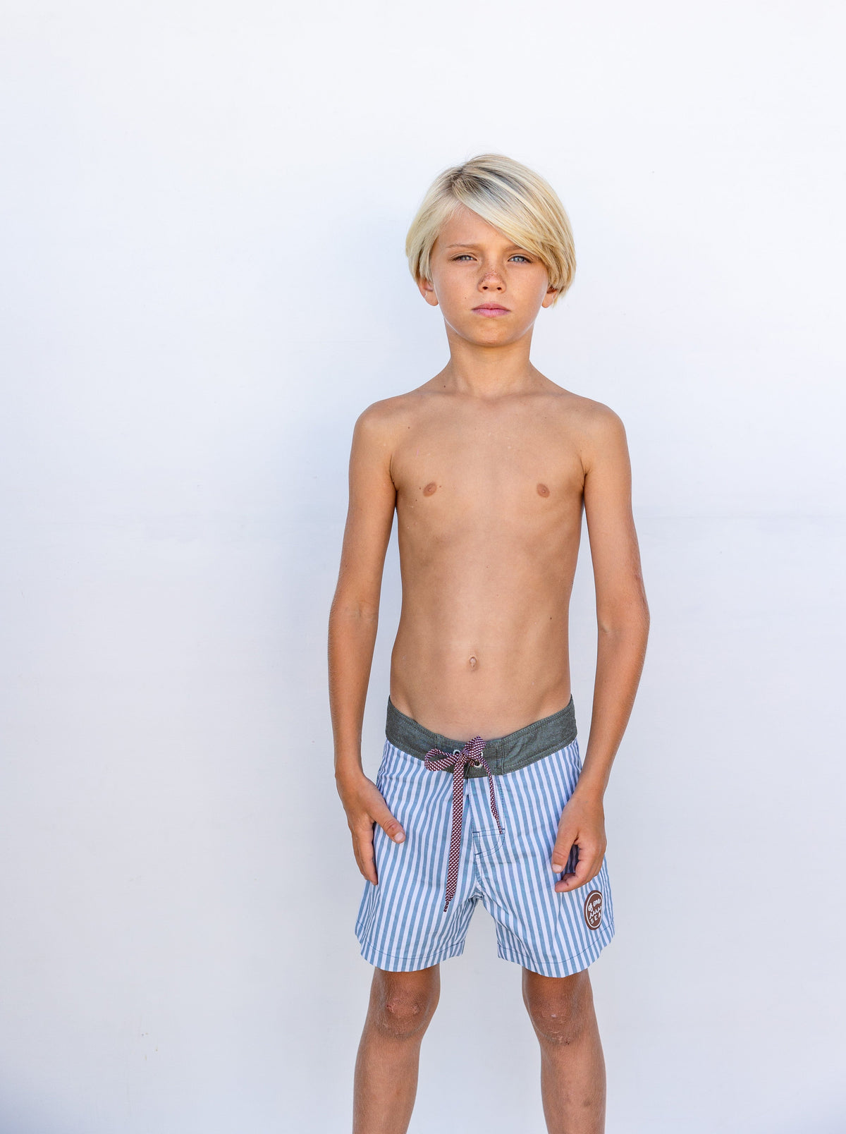Kid’s Townshorts in Pinstripe