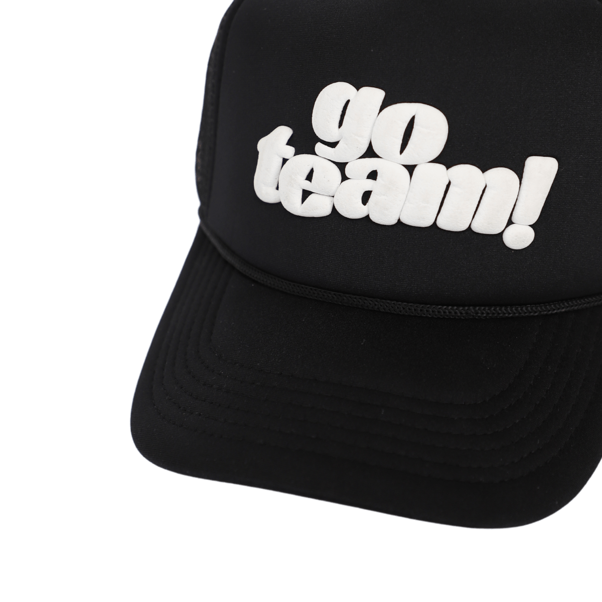 Go Team! Trucker Hat - Black