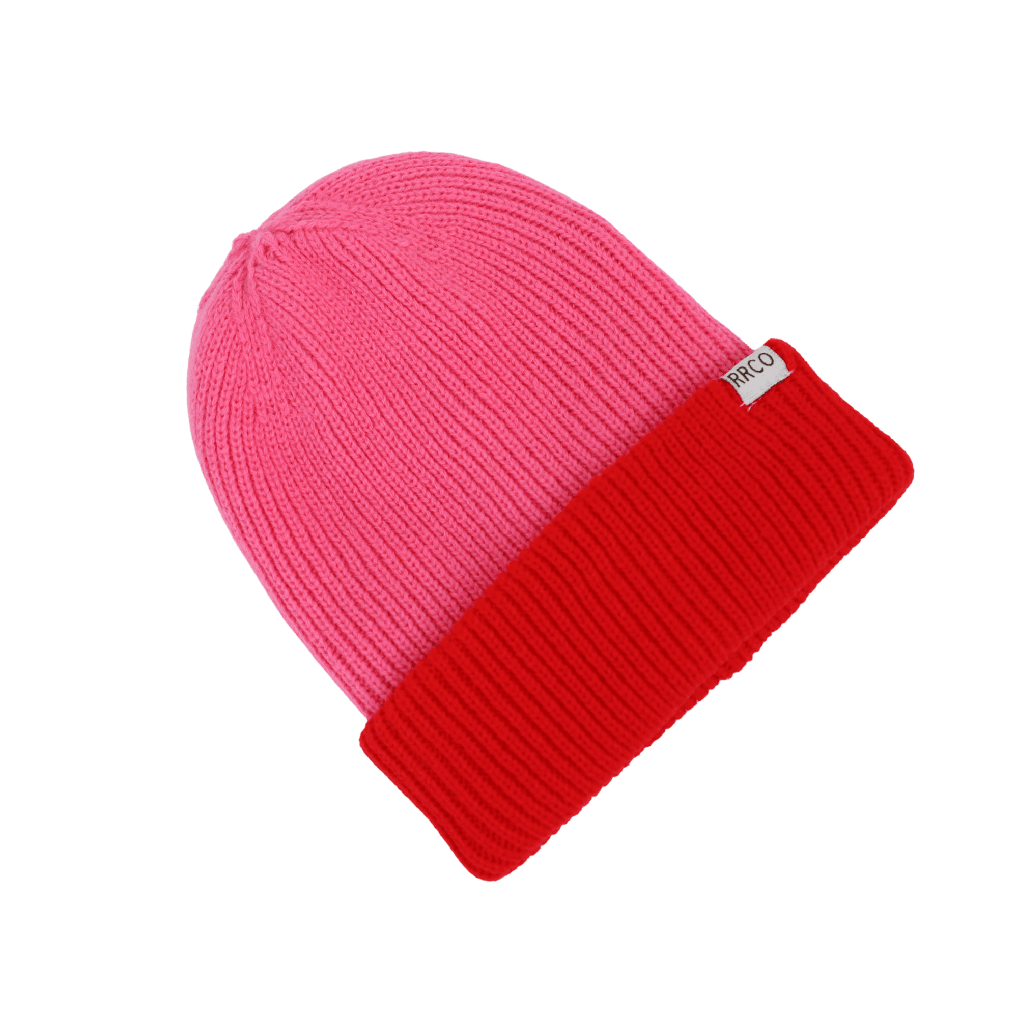 Thick Knit Beanie Red/Pink