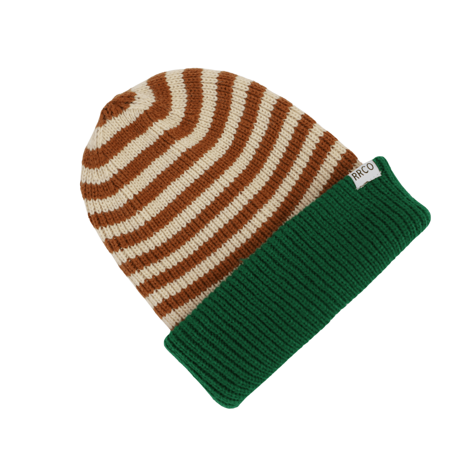 Thick Knit Striped Beanie