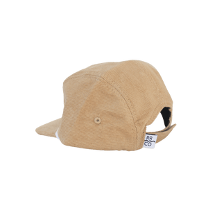 Corduroy Five-Panel Hat in Stone