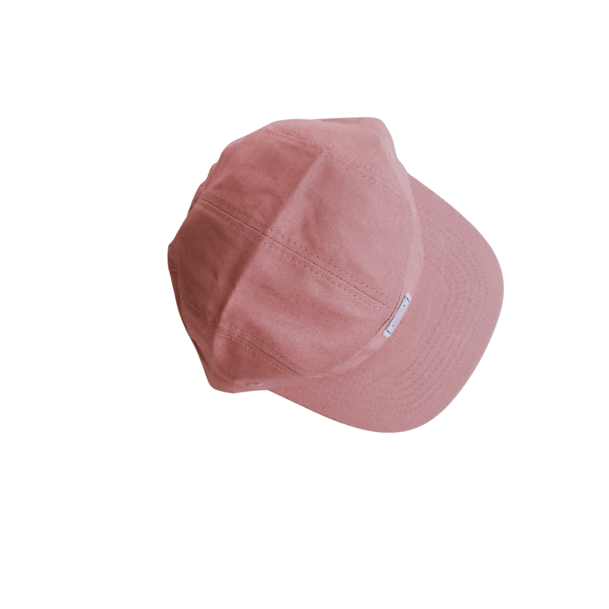Cotton Five-Panel Hat in Blush
