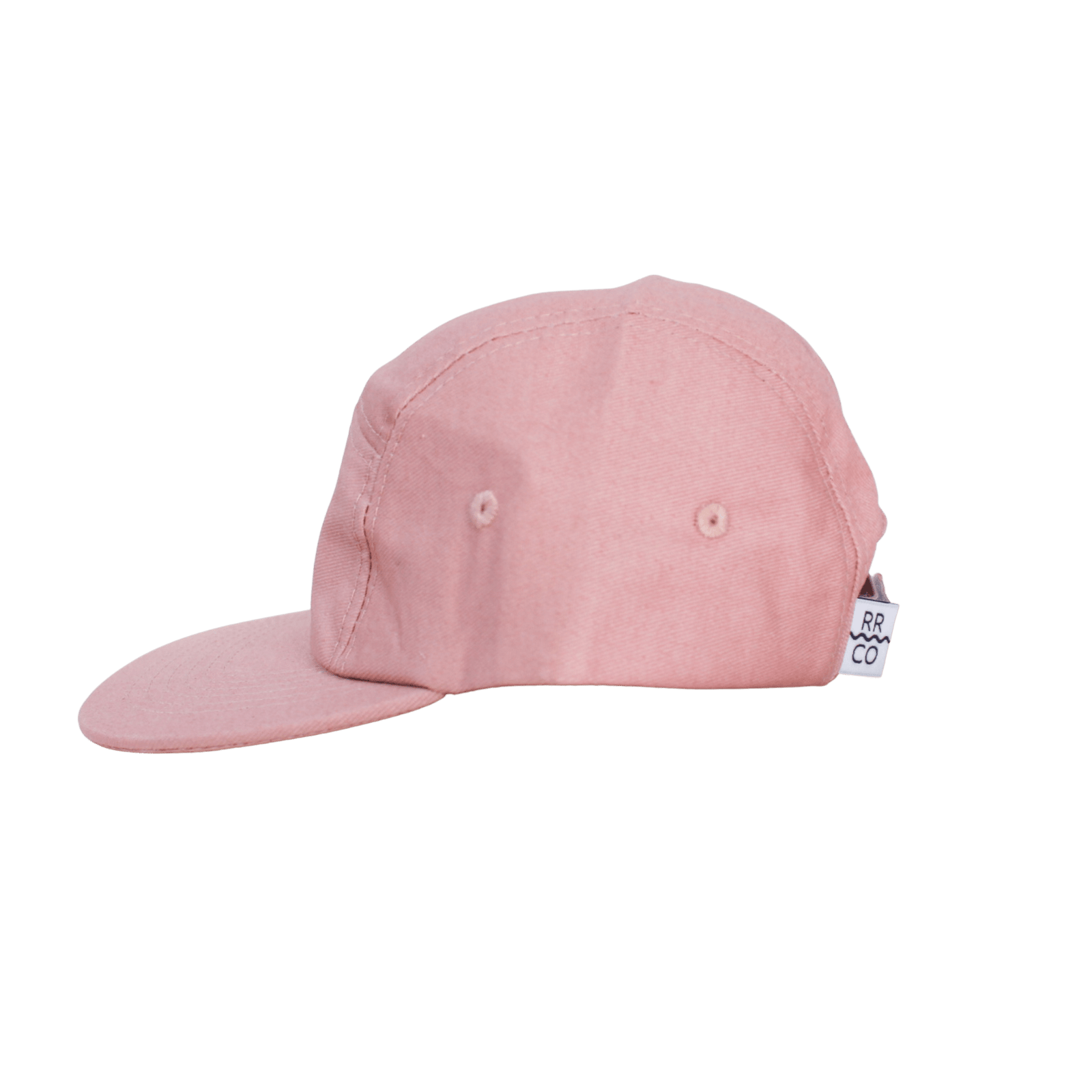 Cotton Five-Panel Hat in Blush