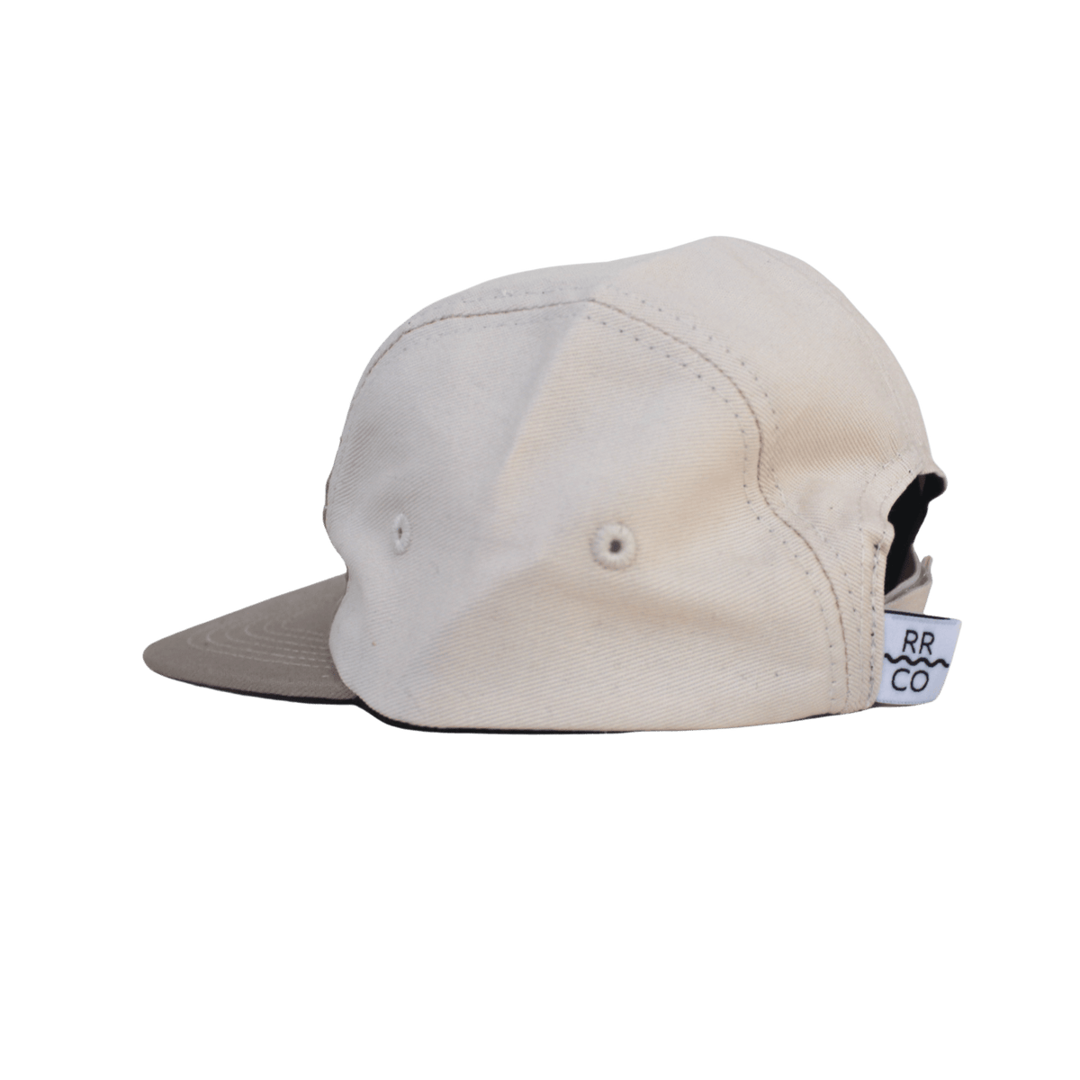 Cotton Five-Panel Hat in Sand