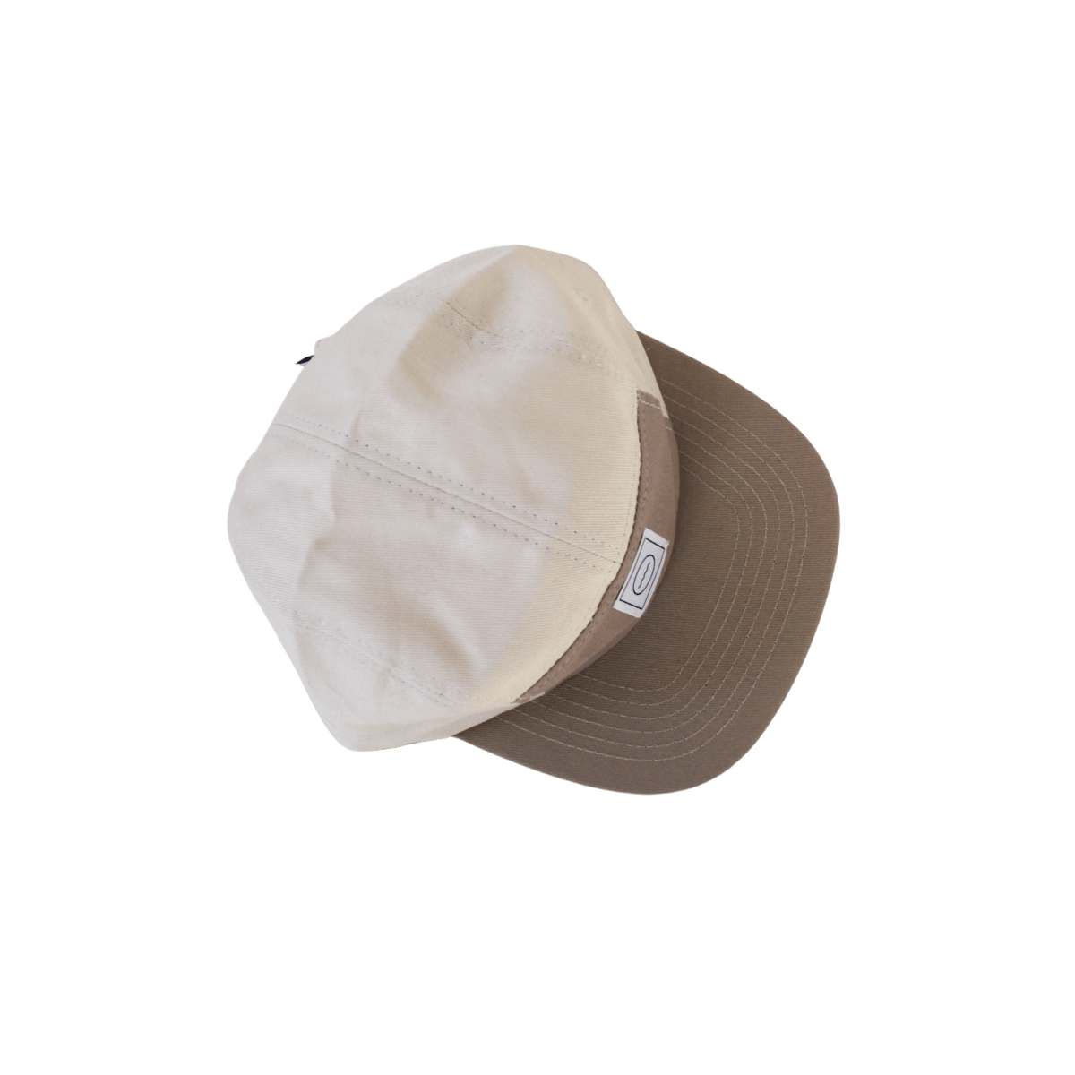 Cotton Five-Panel Hat in Sand