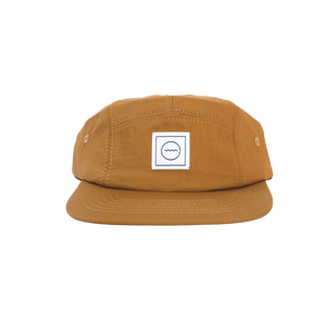 Nylon Five-Panel Hat in Clay