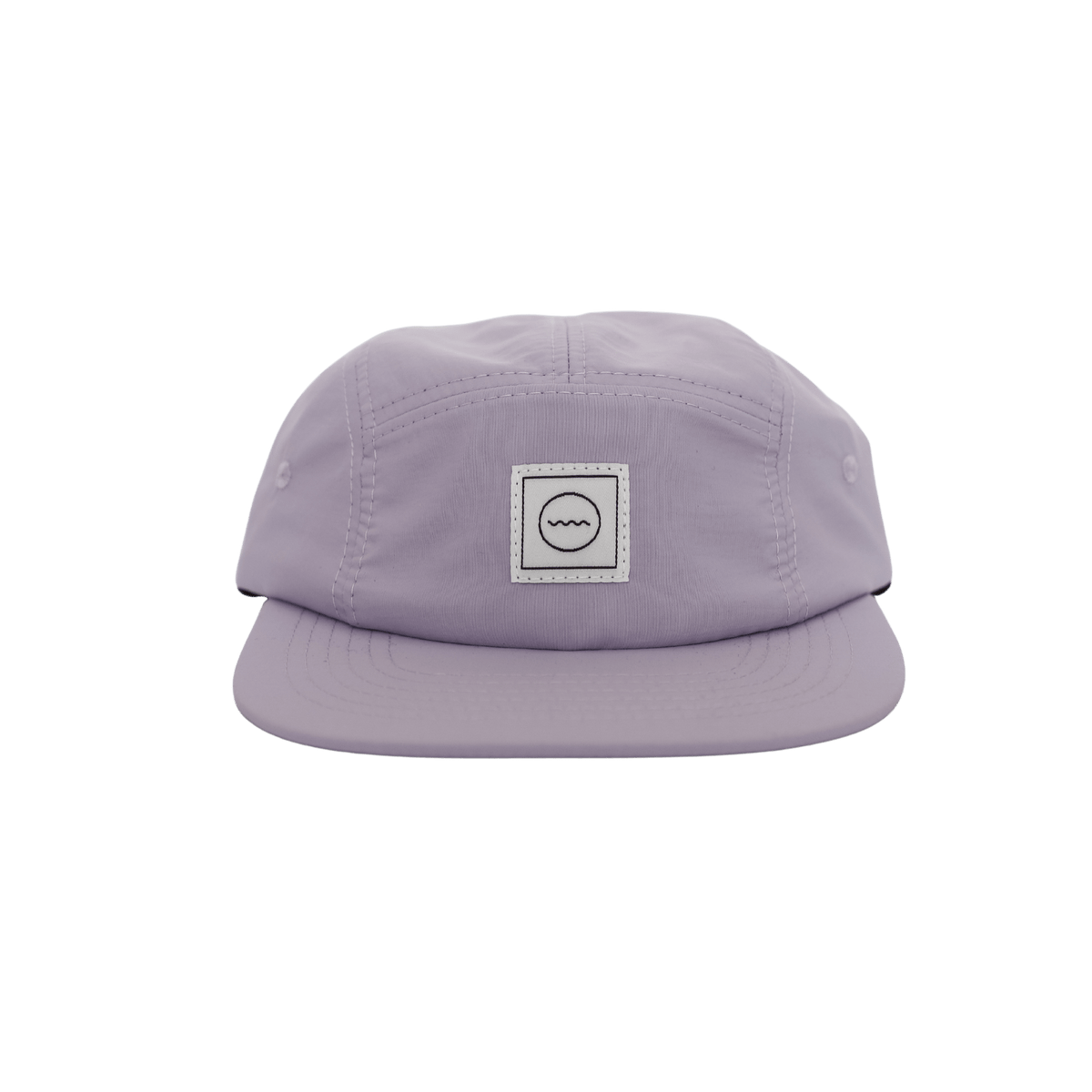 Nylon Five-Panel Hat in Lilac