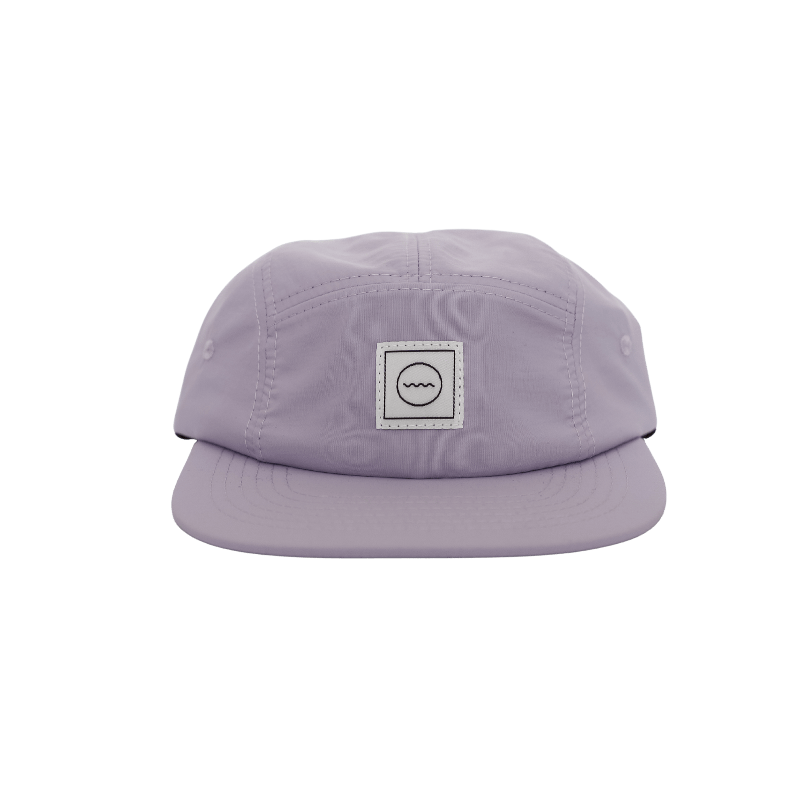 Nylon Five-Panel Hat in Lilac