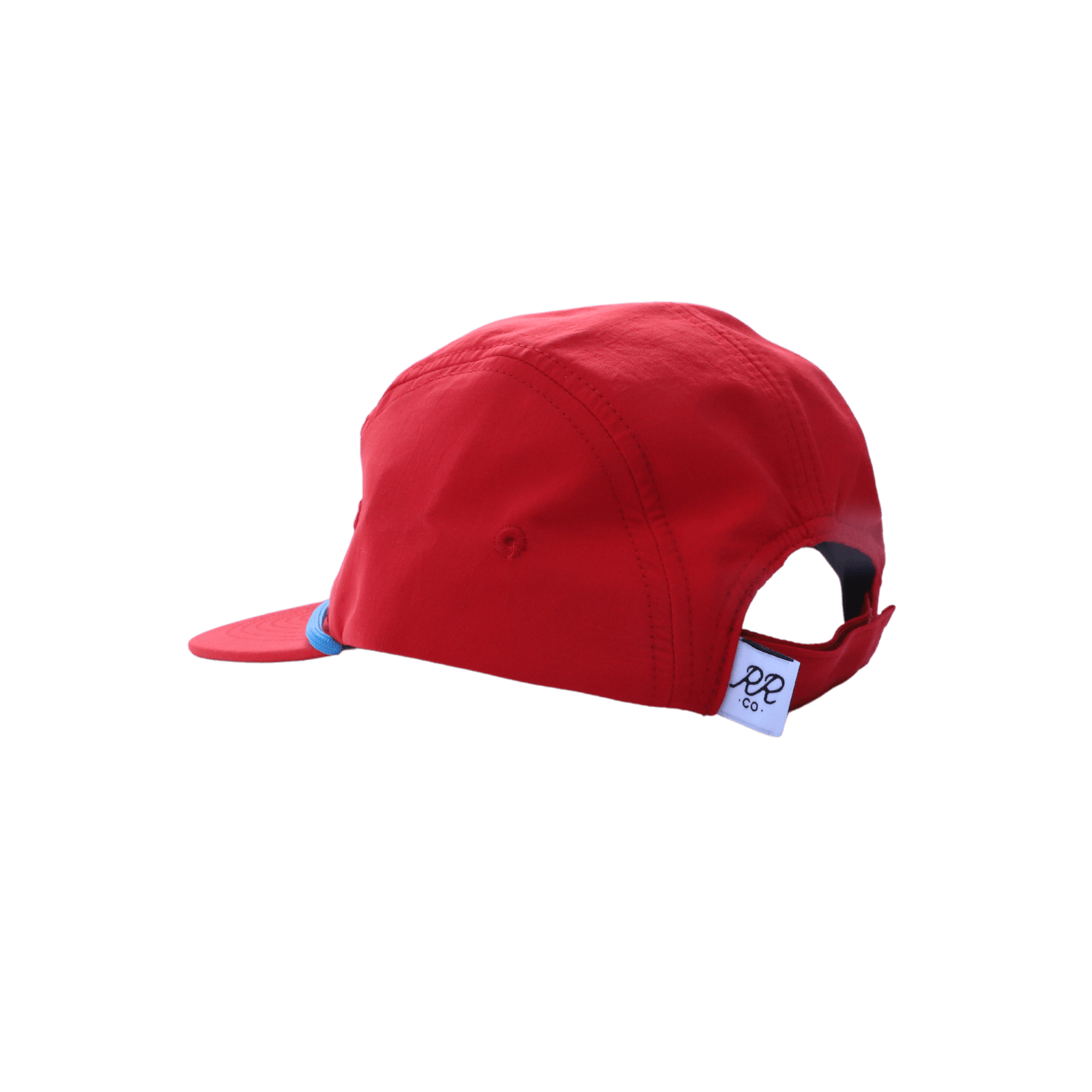 Nylon Five-Panel Hat in Red
