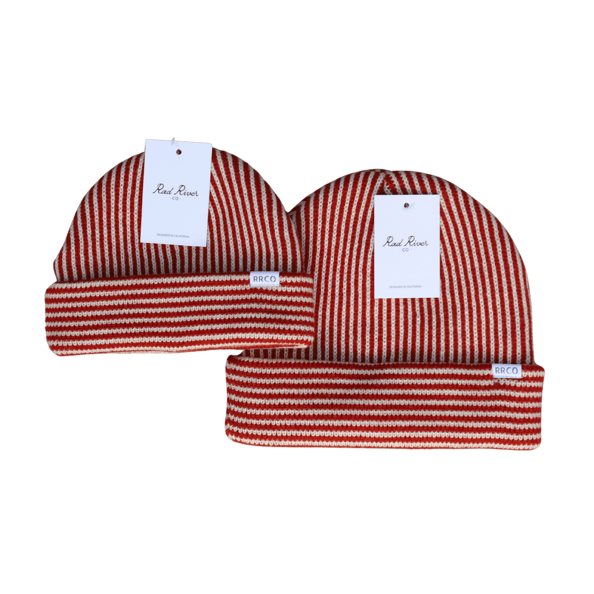 Red Striped Beanie