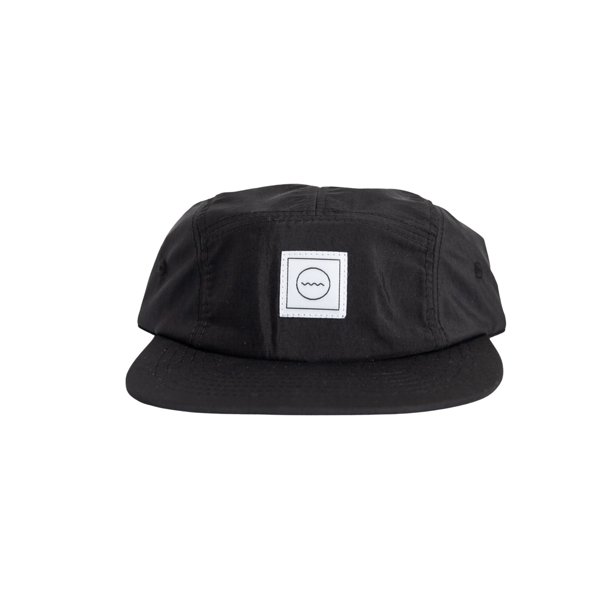 Nylon Five-Panel Hat in Coal - OF ONE SEA