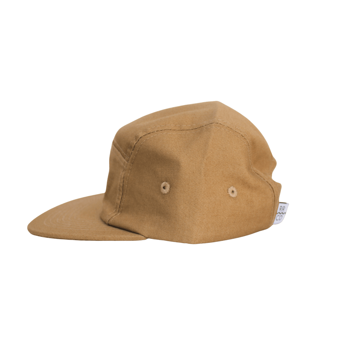 Triceratops Cotton Five-Panel Hat in Khaki