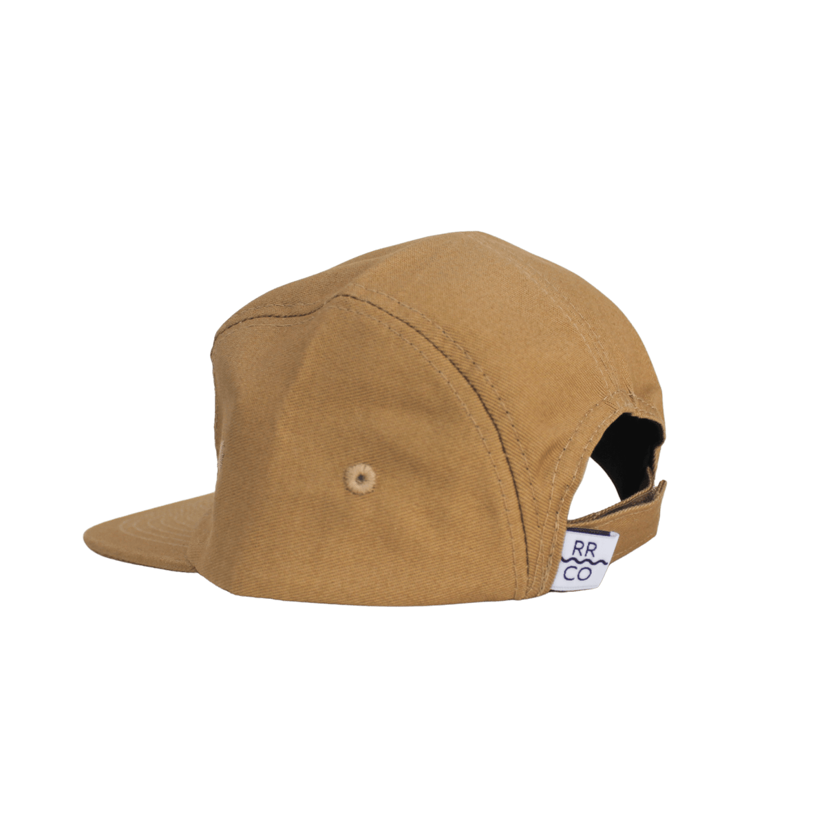 Triceratops Cotton Five-Panel Hat in Khaki