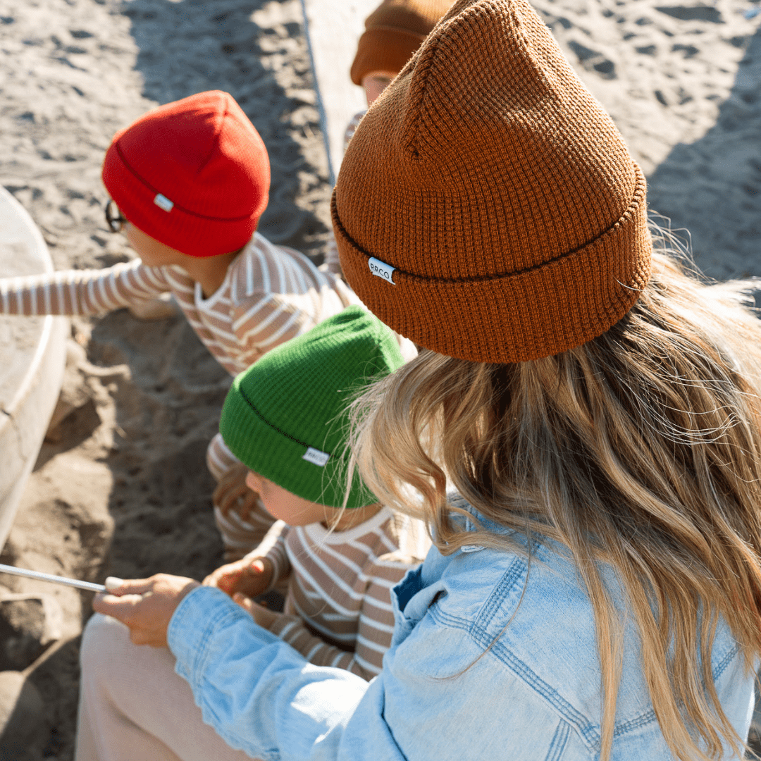 Waffle Beanie - Cocoa