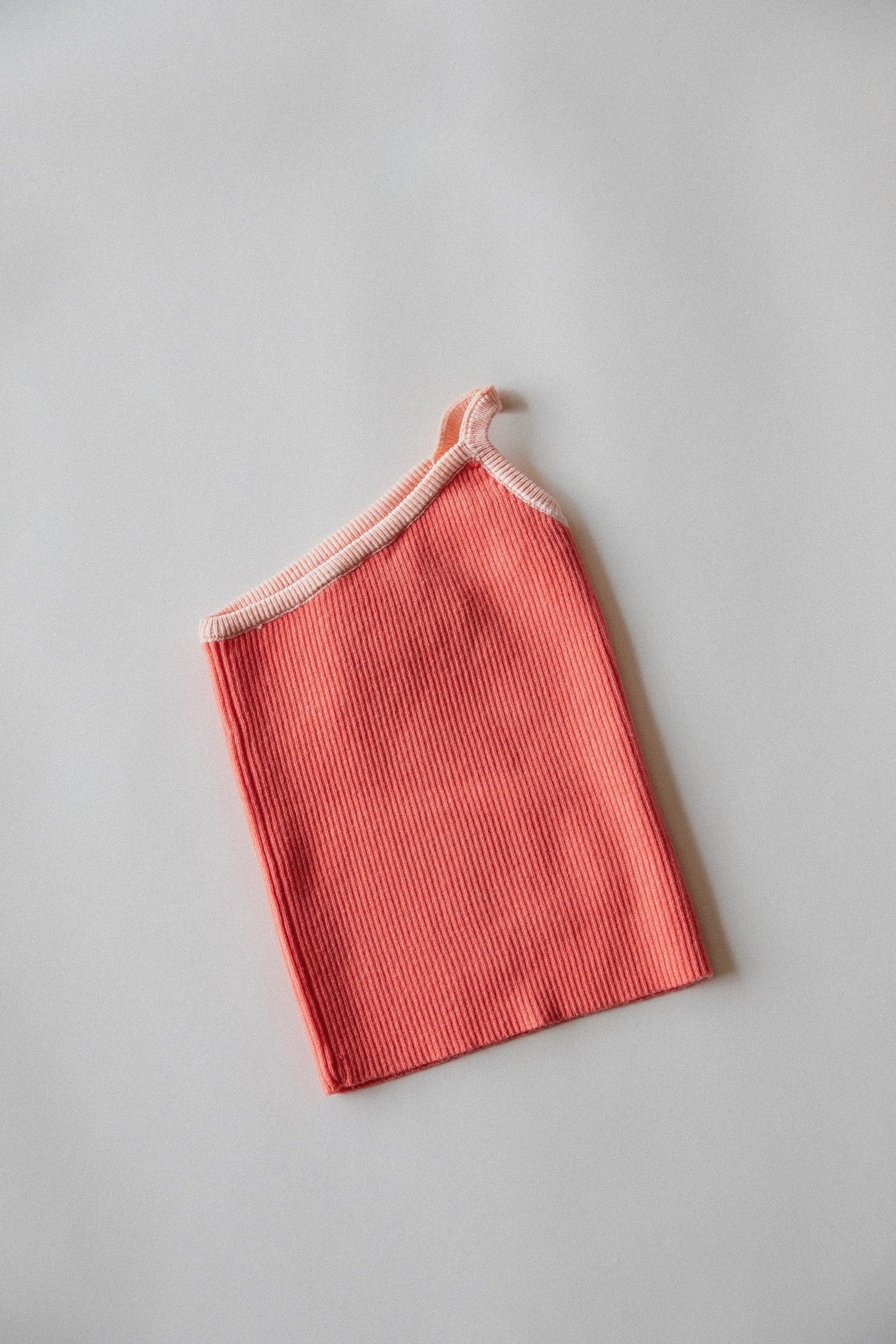 One Strap Knit Tank | Coral